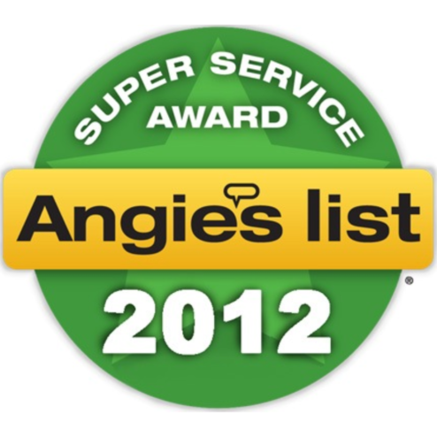 Angie's List Super Service Award 2012 badge