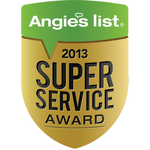 Angie's List Super Service Award 2013 badge