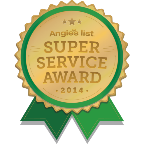 Angie's List Super Service Award 2014 badge