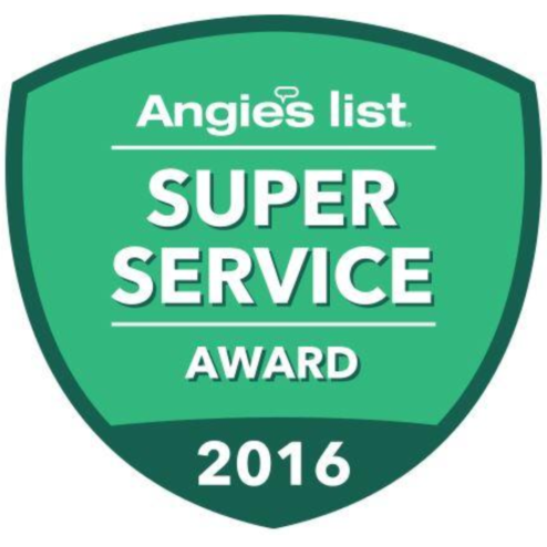 Angie's List Super Service Award 2016 badge
