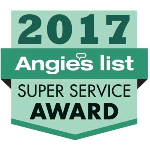 Angie's List Super Service Award 2017 badge