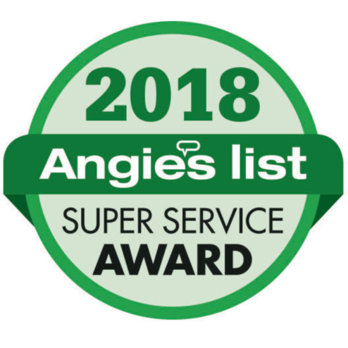 Angie's List Super Service Award 2018 badge