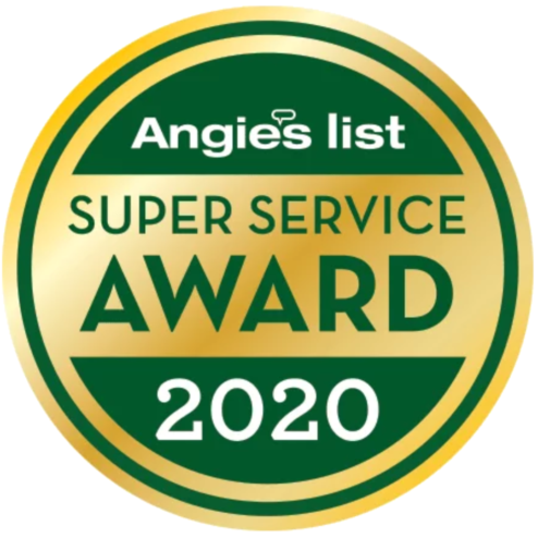 Angie's List Super Service Award 2020 badge
